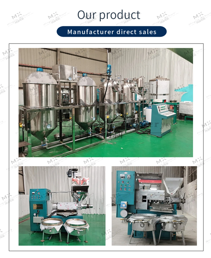 Mini Crude Oil Refinery Cooking Oil Machine for Soya Palm Sunflower Oil Product Plant