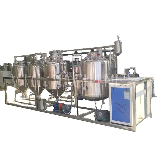 Peanut Sunflower Edible Oil Refinery Plant Oil Mini Refinery
