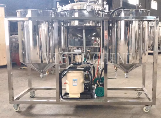 Peanut Sunflower Edible Oil Refinery Plant Oil Mini Refinery