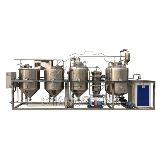 Crude Oil Refinery Equipment Oil Refinery Machine Palm Oil Refining Machine Edible Oil Machine